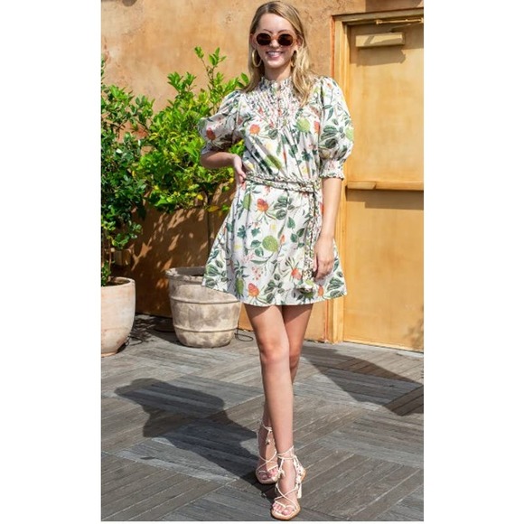 Olivia James the Label Dresses & Skirts - Olivia James the Label Bea Dress in Tropicalia Sand NWT Sz. L